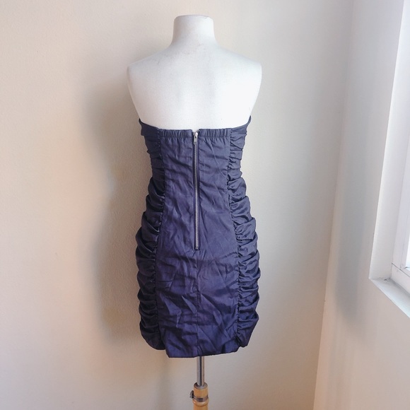 Vera Lucci Rusched Side Cocktail Dress - Picture 3 of 4